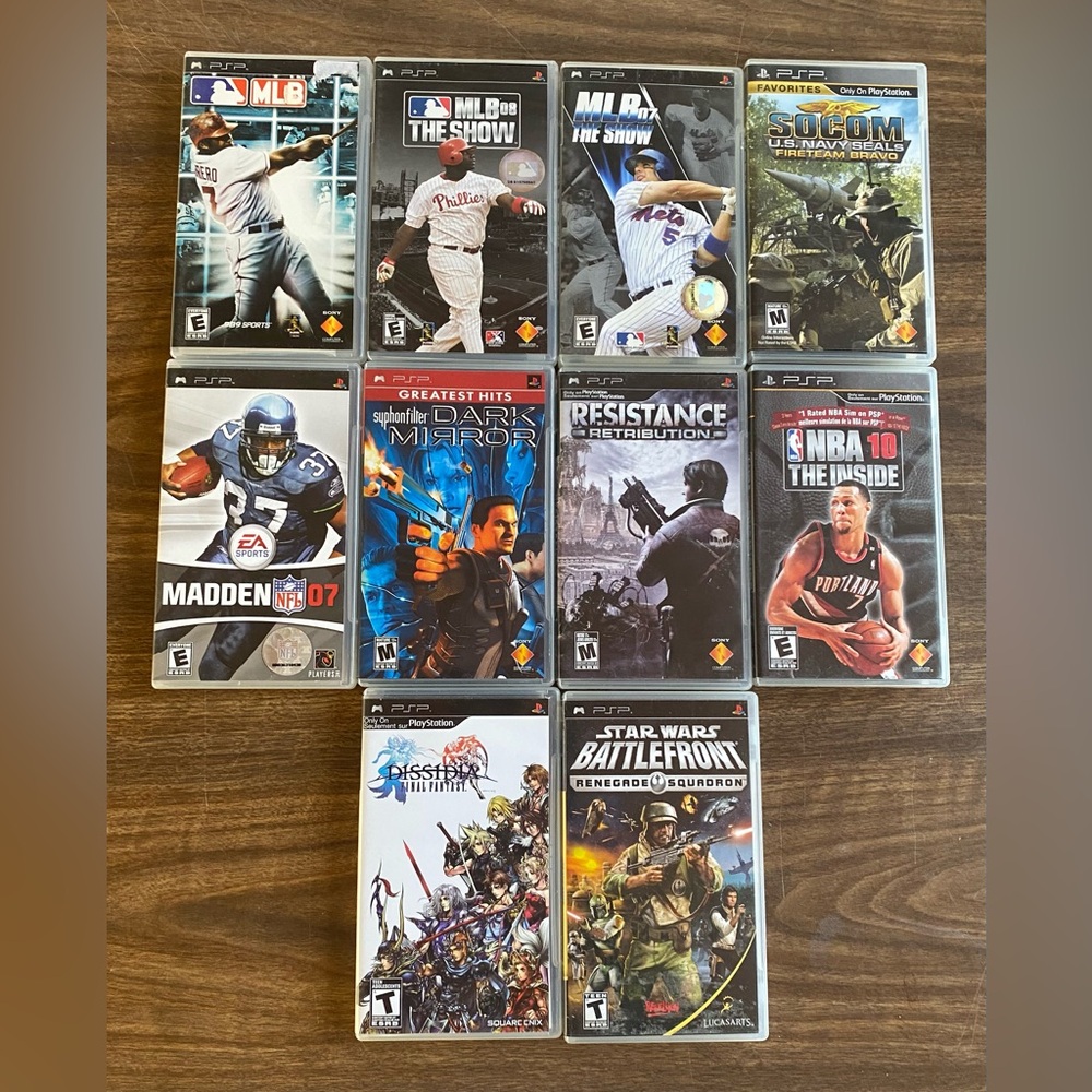 Lot of 10 PSP games